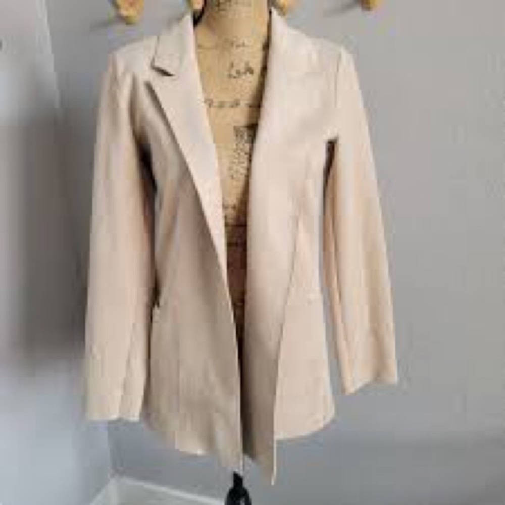 Zara Faux Suede Blazer